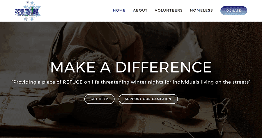 Severe Weather Shelter Network New website