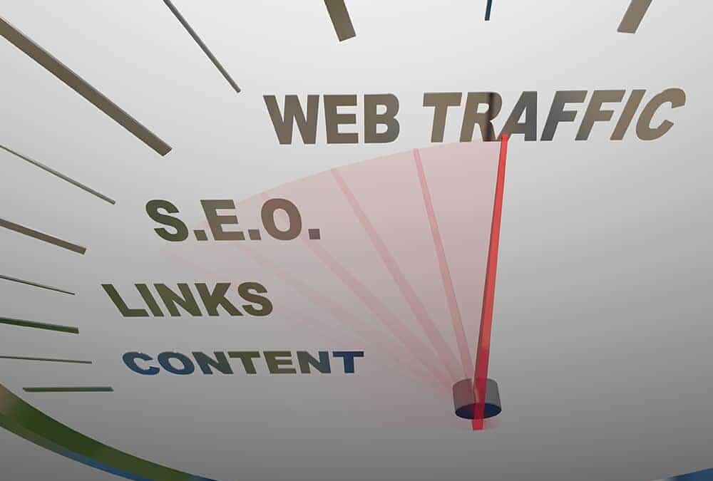 Web Traffic SEO Links Speedometer Online Growth